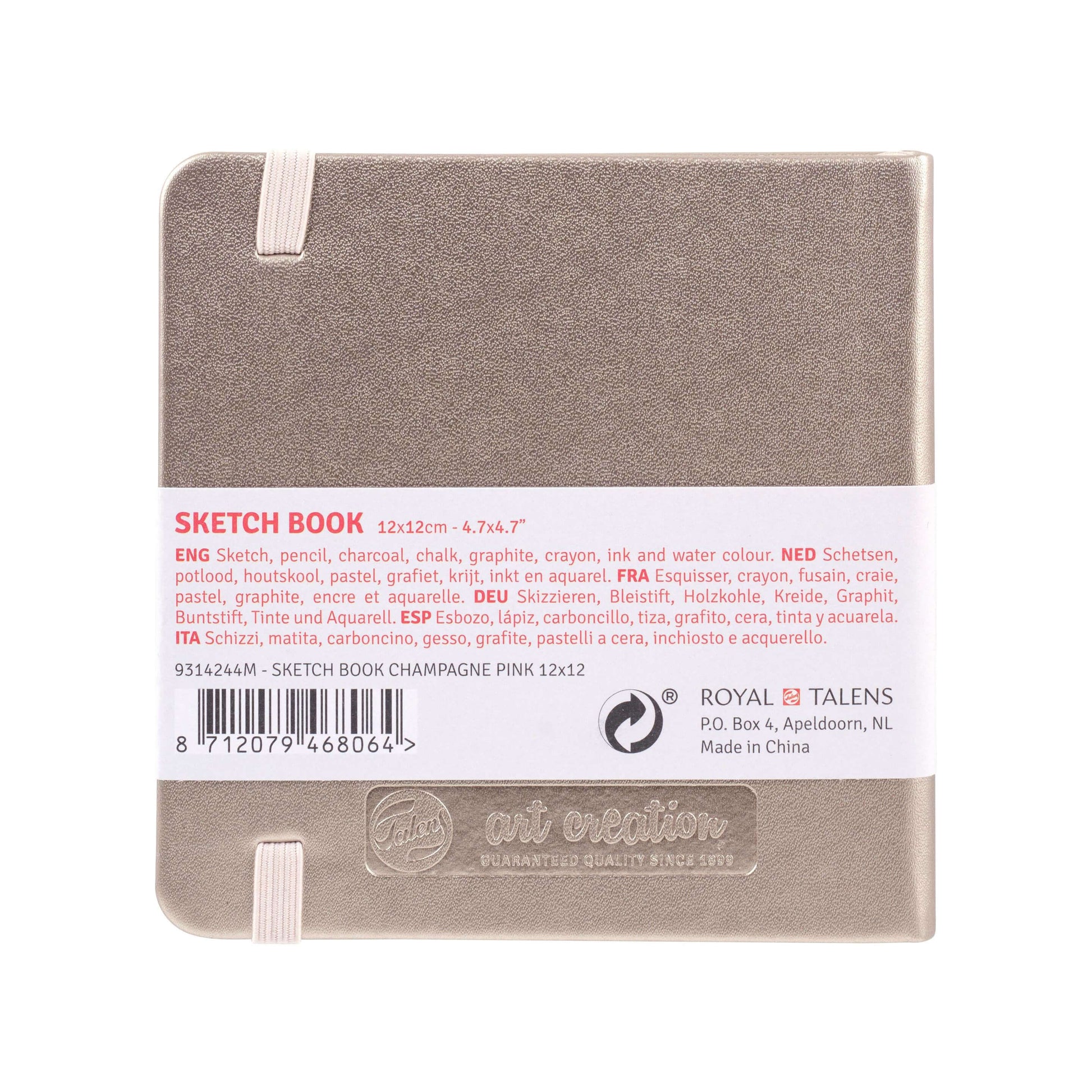 Talens Art Creation Schetsboek 12x12 - Champagne