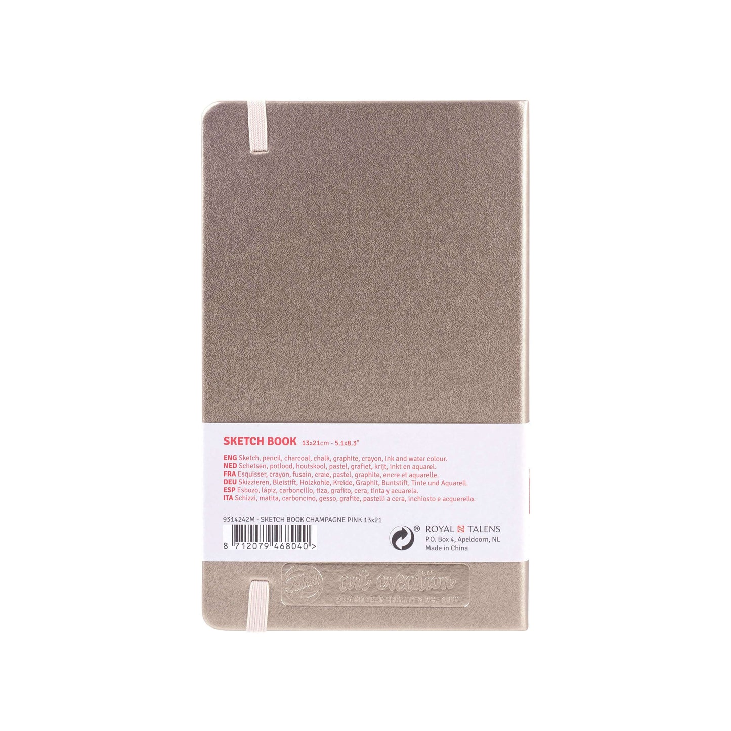 Talens Art Creation Schetsboek 13x21 - Champagne