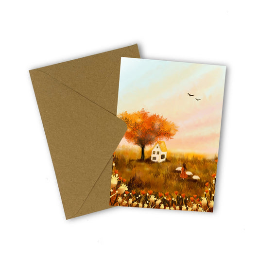 Esther Bennink Greeting Card - Cottage living