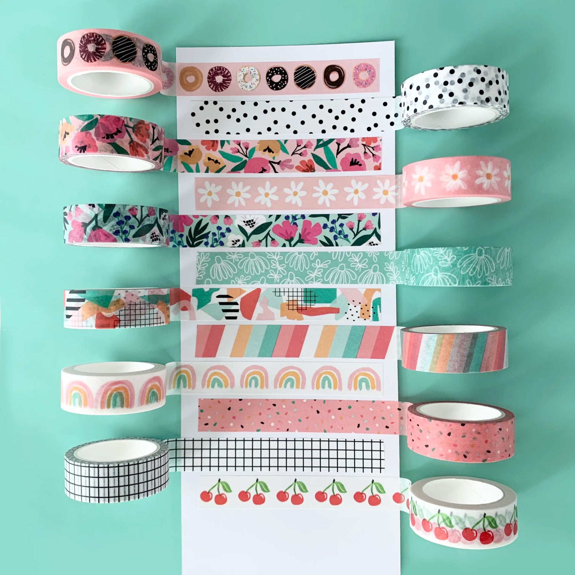Roze Daisy - Washi Tape