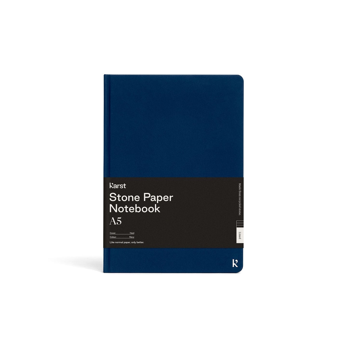 Karst Notitieboek A5 Hardcover - Navy (Grid)