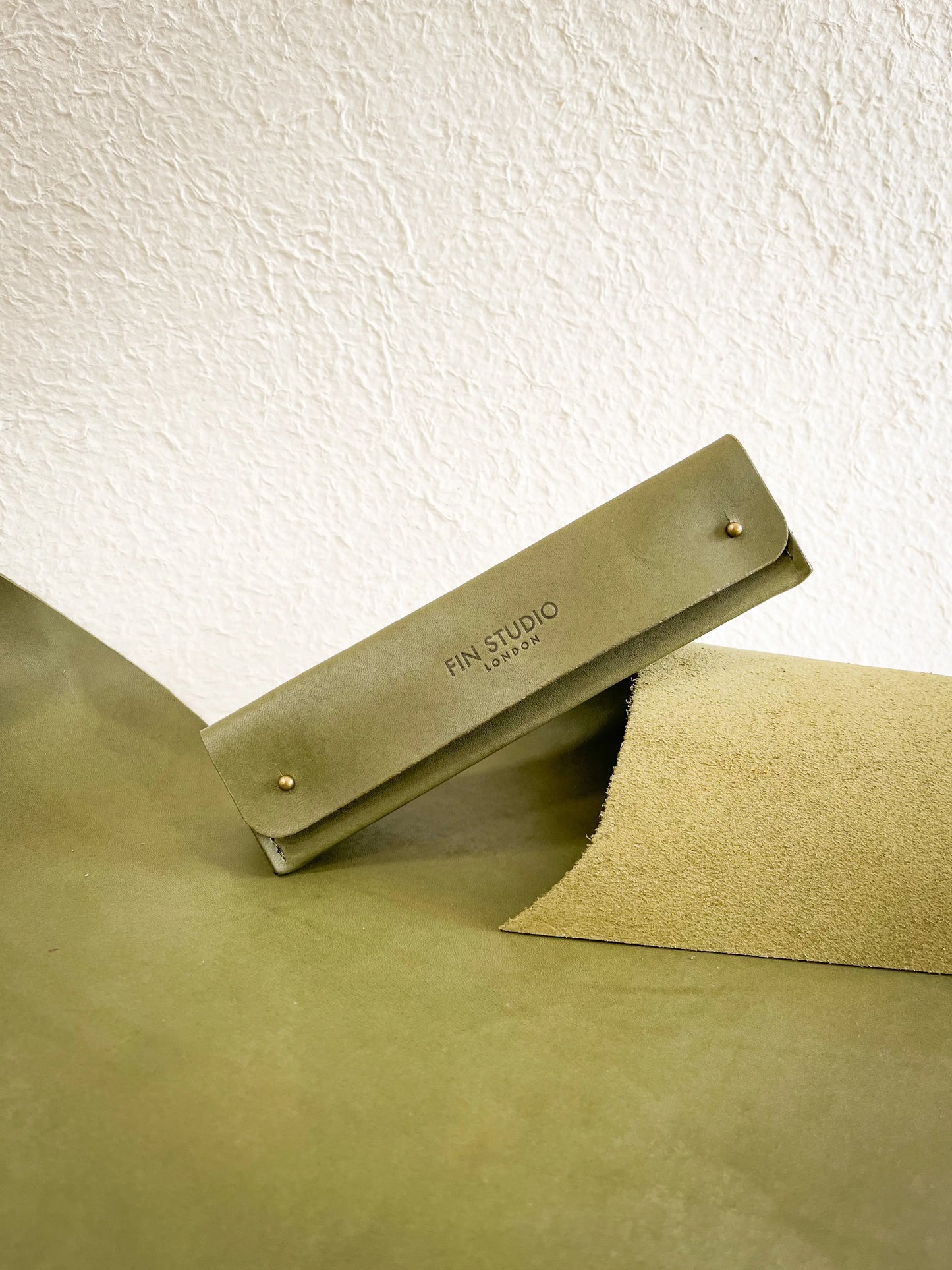 Fin Studio Ledertasche – Hellgrün