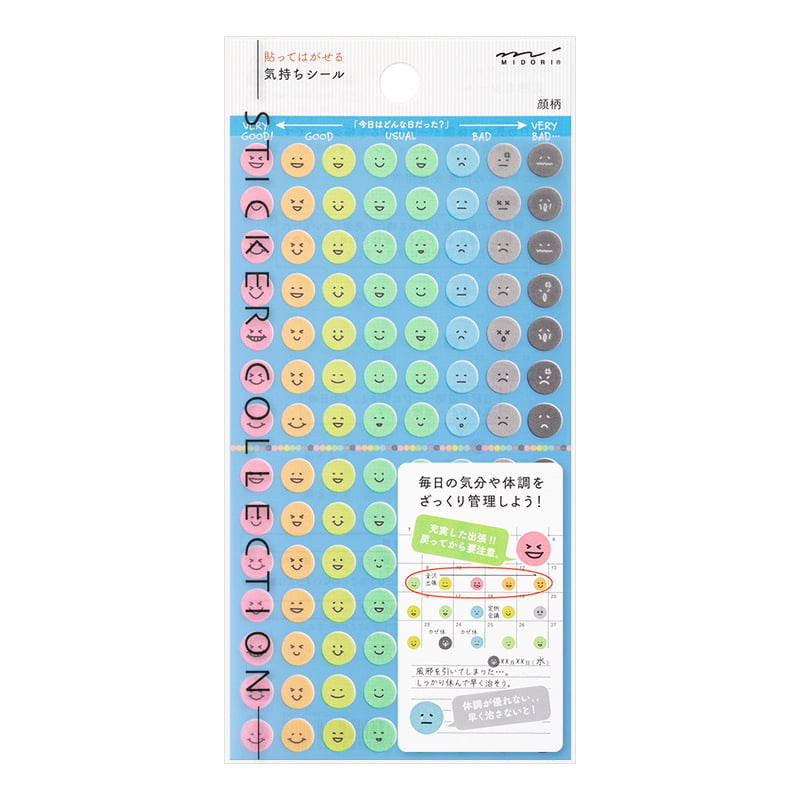 Midori Stickers - Feeling faces