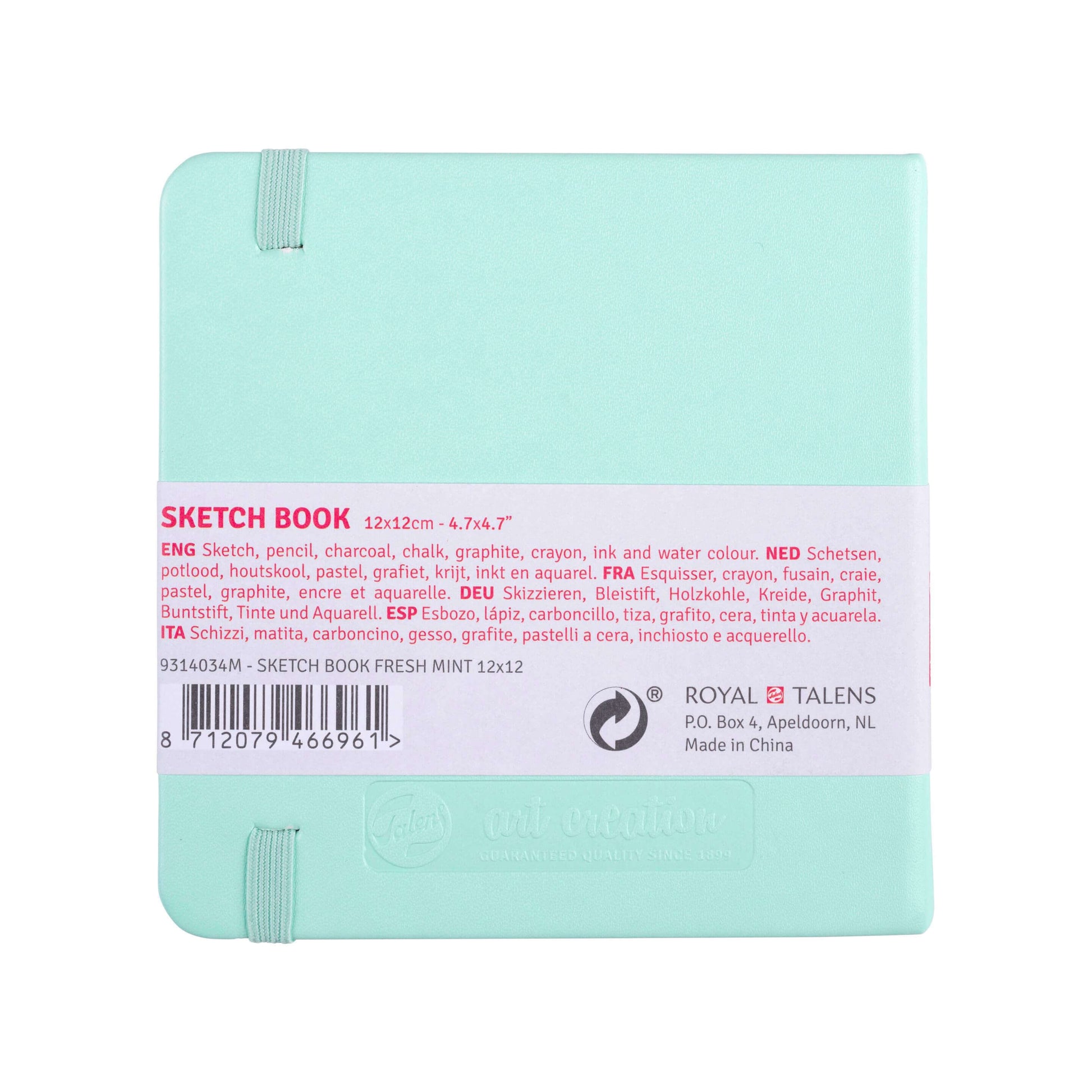 Talens Art Creation Schetsboek 12x12 - Mint