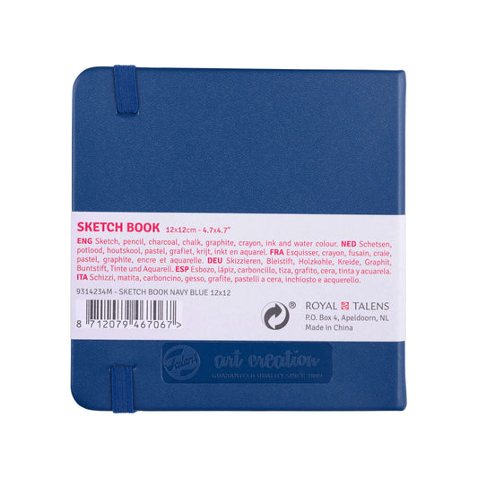Talens Art Creation Schetsboek 12x12 - Marineblauw