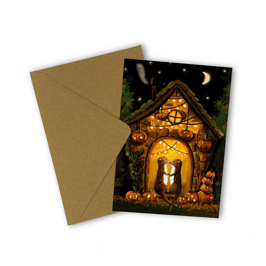 Esther Bennink Greeting Card - Otter Love