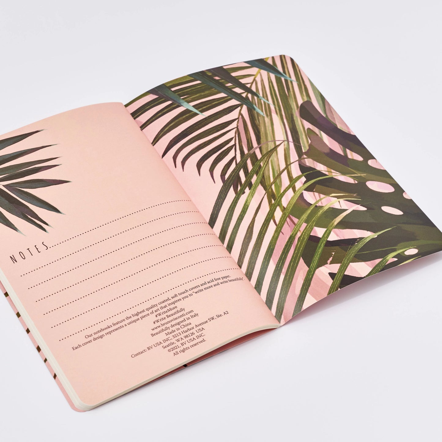 Bruno Visconti Notitieboek A5 - Palmblad