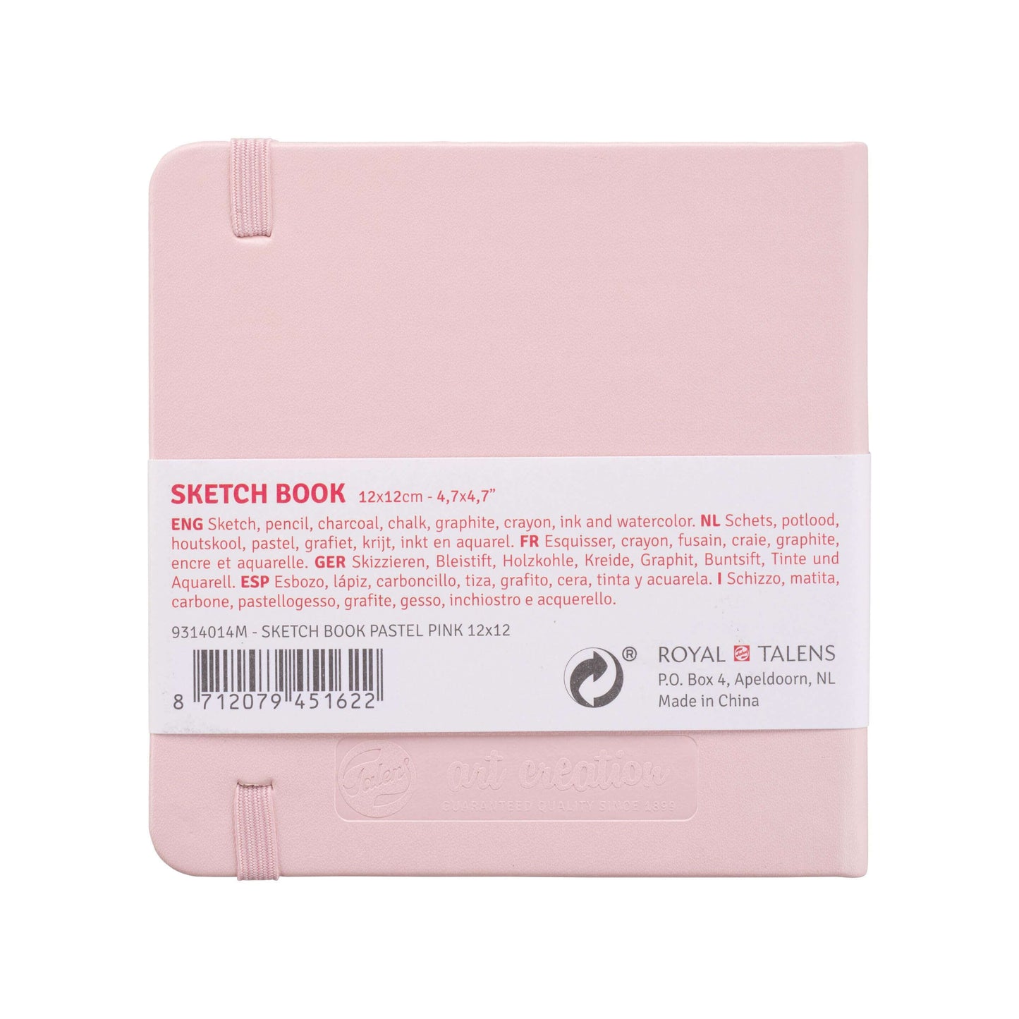 Talens Art Creation Schetsboek 12x12 - Roze
