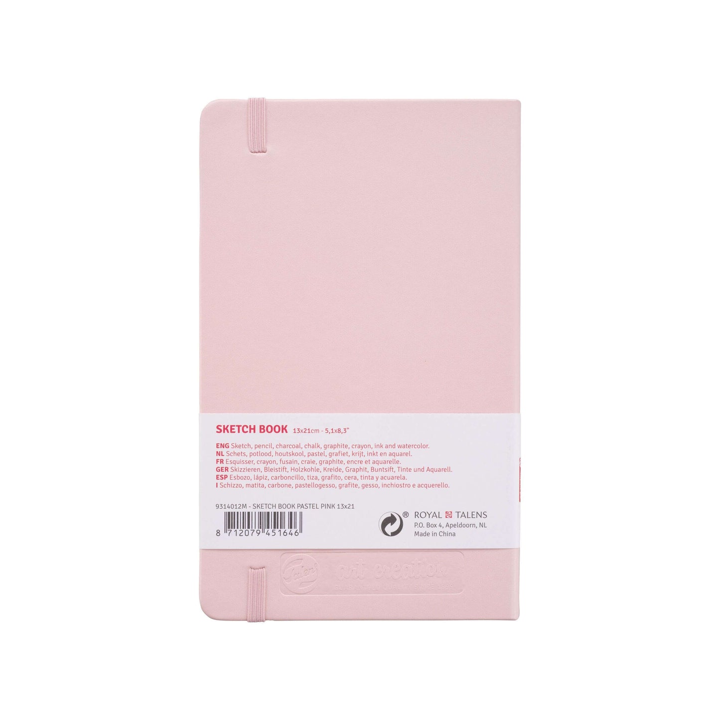 Talens Art Creation Schetsboek 13x21 - Roze