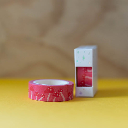 Pink Mushroom - Washi Tape