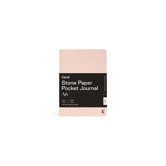 Karst Pocket Journal A6 – Peony (Blank)