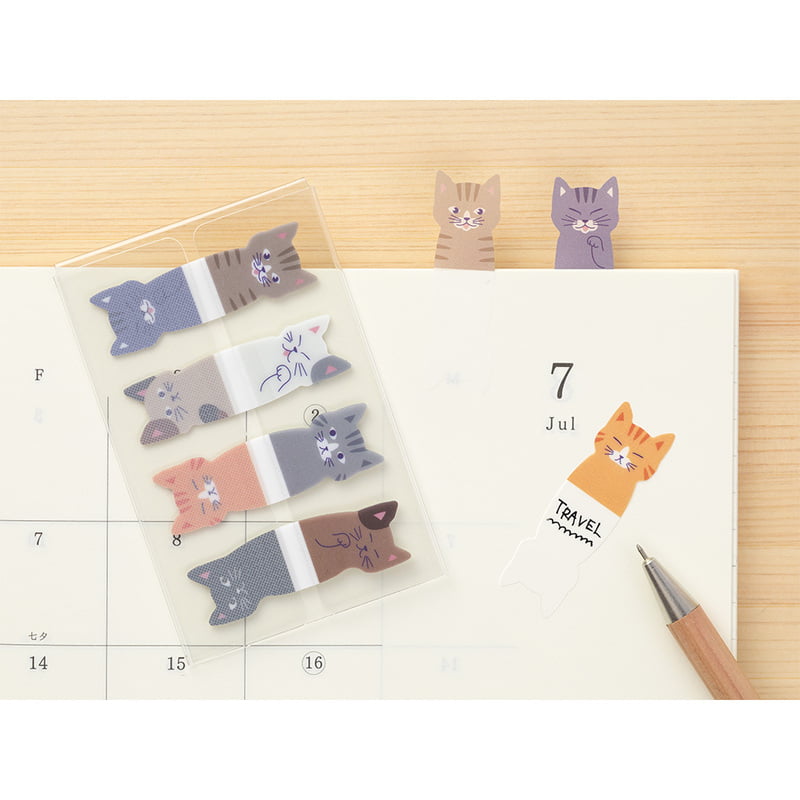 Midori Sticky notes - Cats
