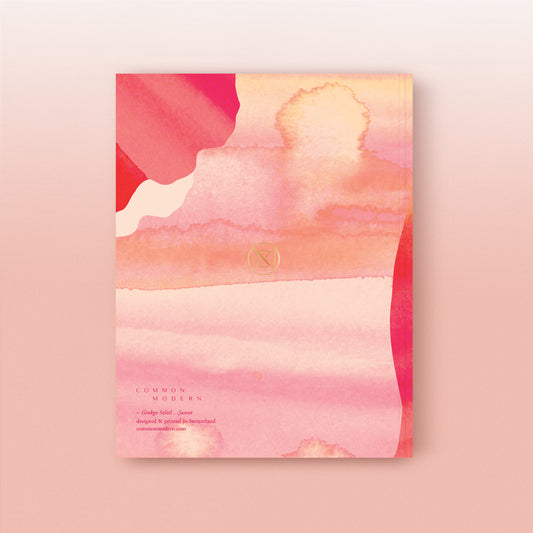 Common Modern Schetsboek Ginko Soleil - Sunset