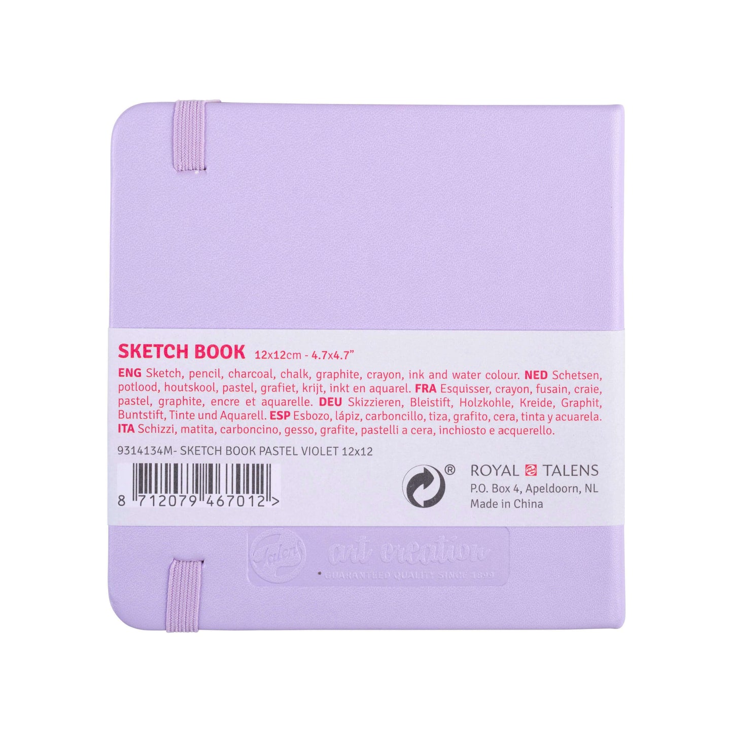 Talens Art Creation Schetsboek 12x12 - Violet