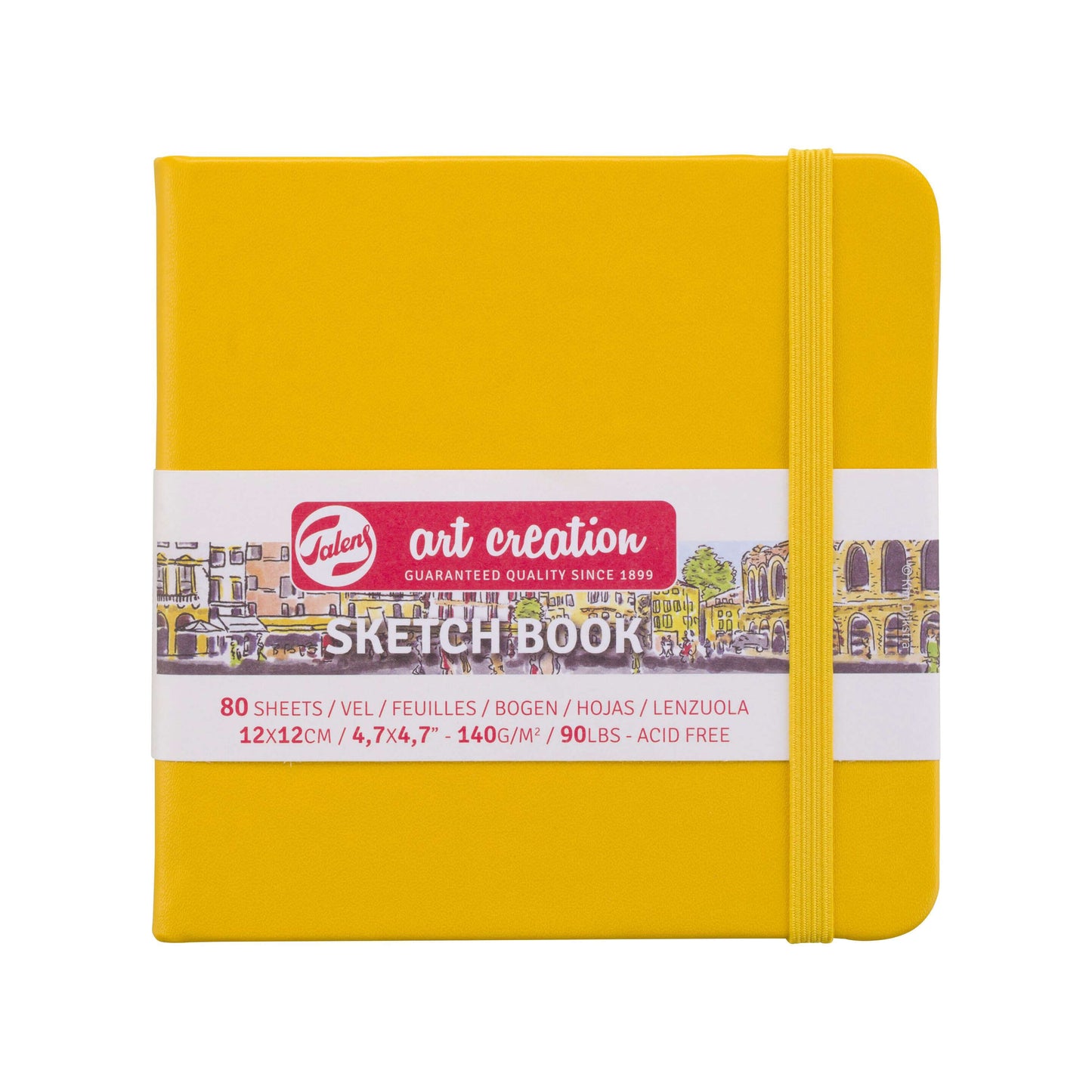 Talens Art Creation Schetsboek 12x12 - Geel