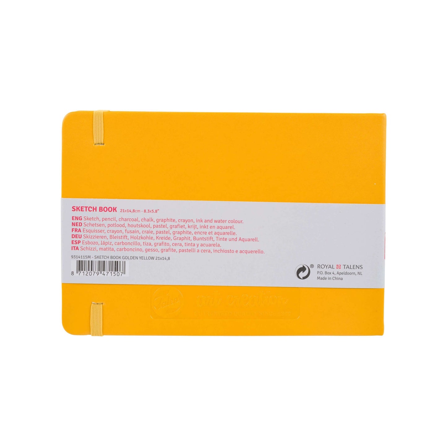 Talens Art Creation Schetsboek 21x15 cm - Geel