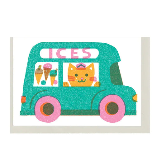 The Printed Peanut Stationery - Ijscoman A7 Mini Wenskaart