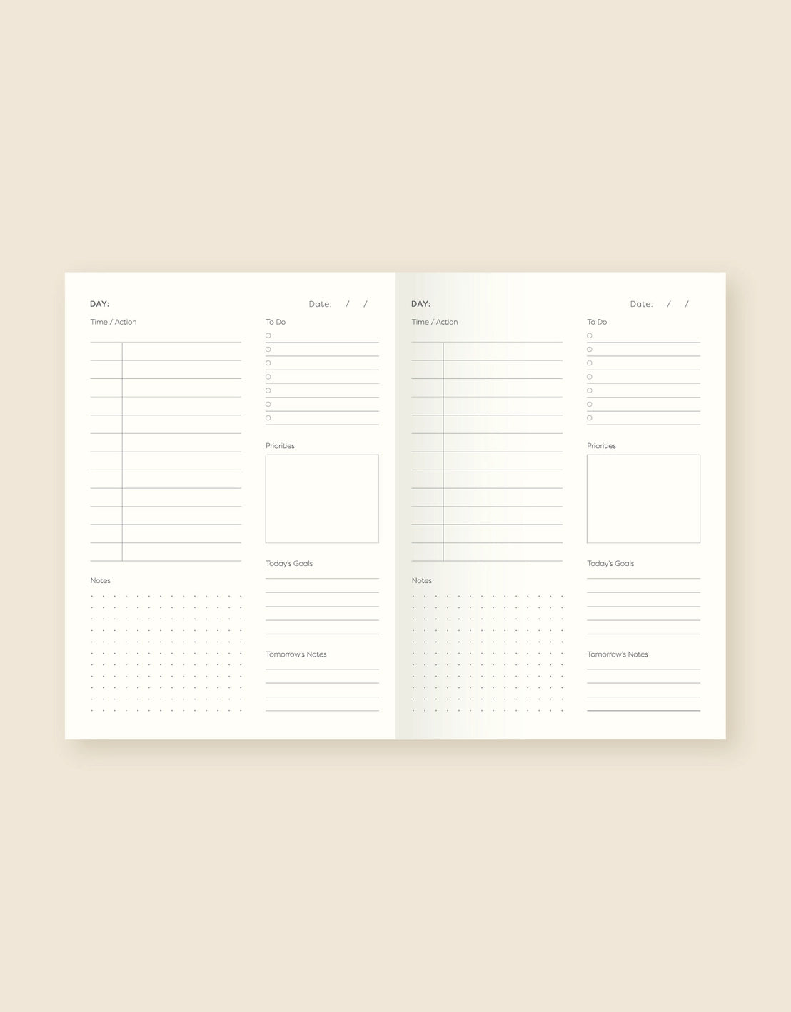 A6 Dagplanner Datumloos Smyrna - Fin Studio