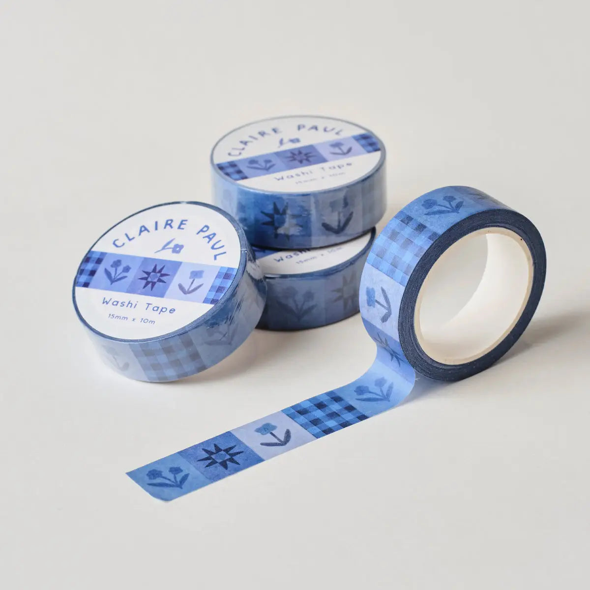 Claire Paul - Washi Tape 'Inky Flowers'