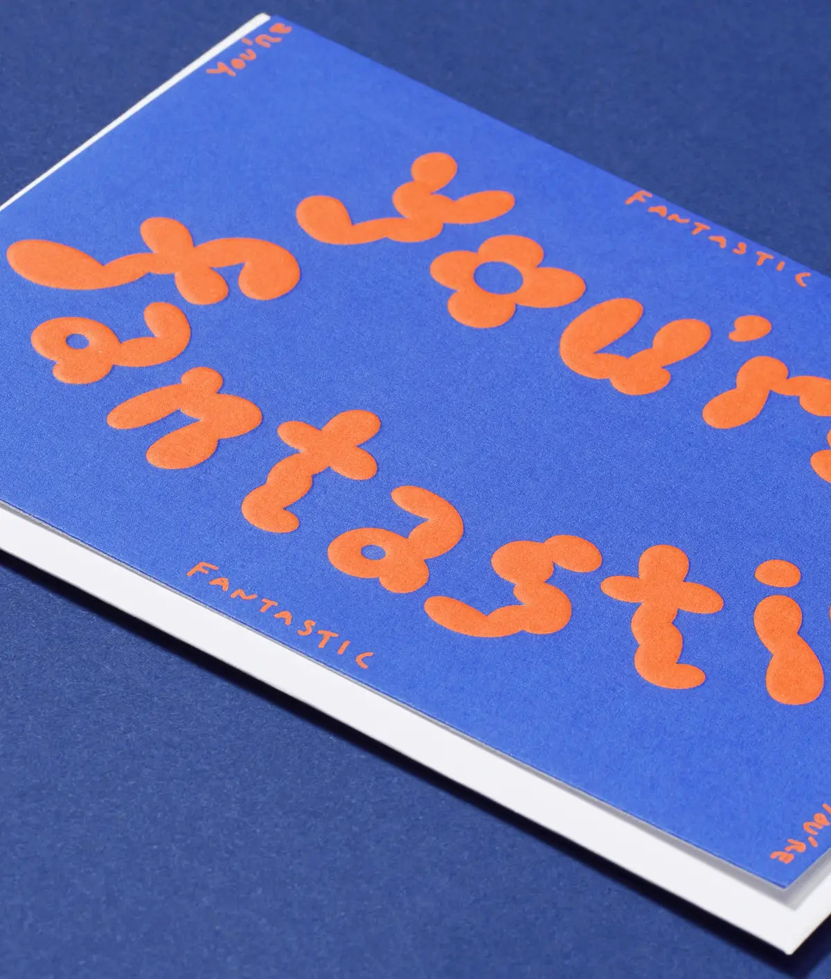 Geburtstagskarte mit Reliefdruck – „Du bist fantastisch!“ 