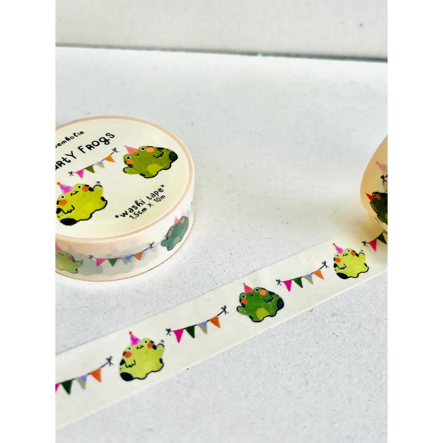 Bloemkolie Washi Tape - Party Frogs