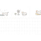 Suatelier Design - Mini Kalender Stickers (12 vellen)