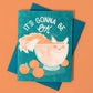 Bromstad Printing Co. - Risograph Wenskaart 'It's gonna be ok'