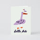 Wrap - Birth card 'Hello Bebe' 