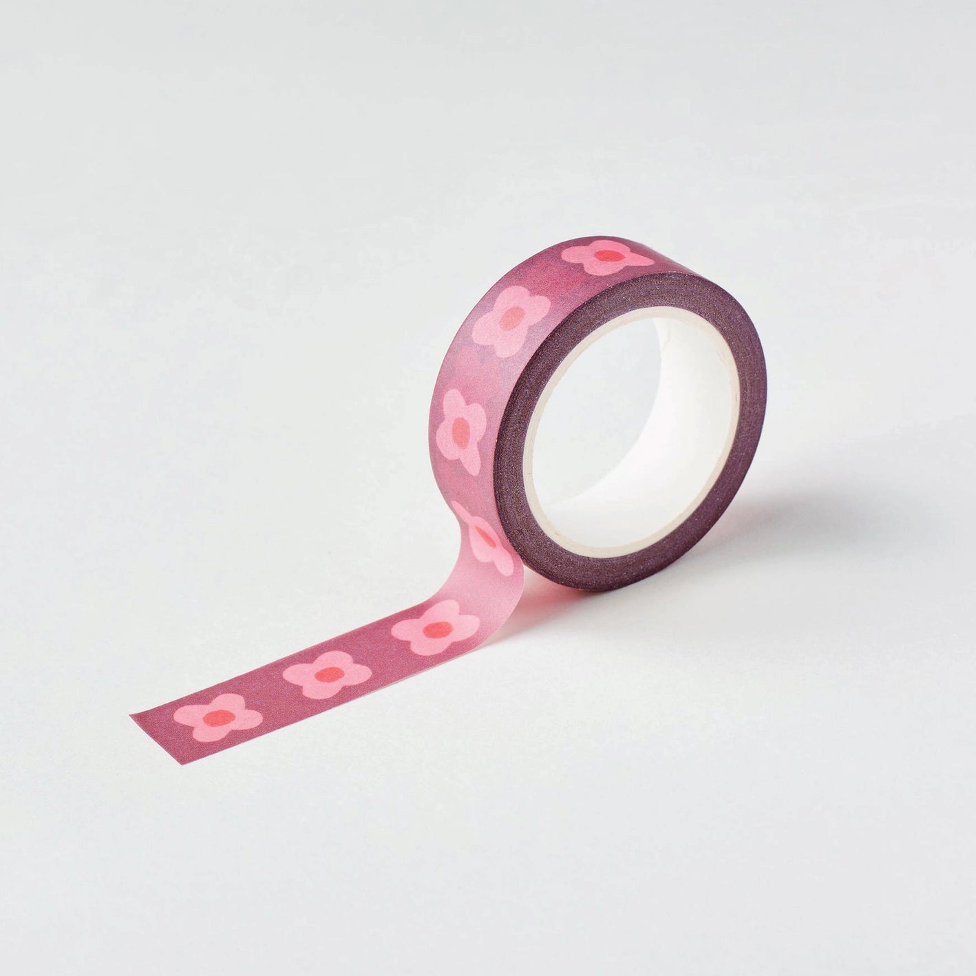 Washi tape Roze blokbloemen - Claire Paul