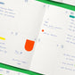 mishmash Undated A5 planner Frames - Lucky Green