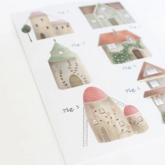 Nikki Dotti - Rub on Stickers 'Houses'