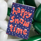Wrap - Kerstkaart 'Happy Snow Time'