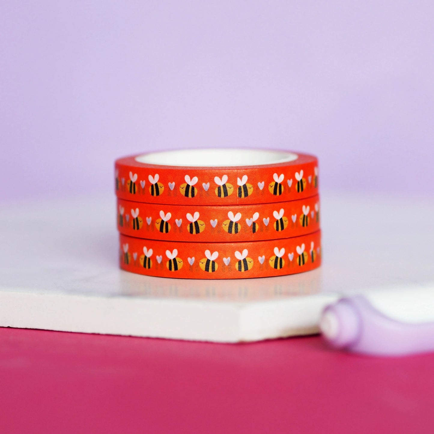 Tiny Bees – Schmales Washi Tape 7,5 mm