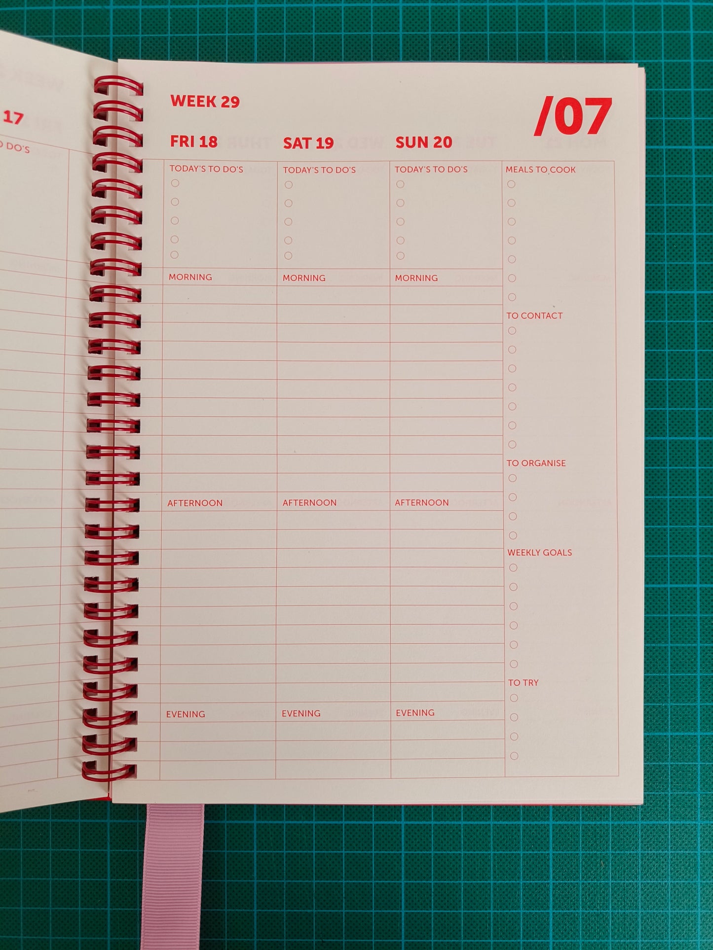 A-Journal Agenda - Spiral diary 2025 (25×19)