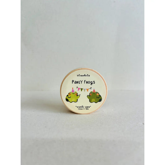 Bloemkolie Washi Tape - Party Frogs