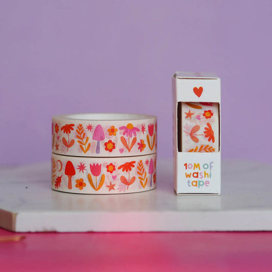 Washi Tape Wildflowers - Nutmeg and Arlo