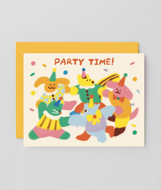 Kinderverjaardagskaart Party Time - Wrap