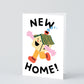 Wrap - Greeting card 'Happy House' 