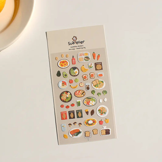 Suatelier Design - Stickers Food Trip #5