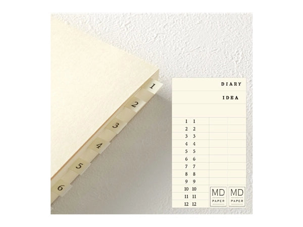 Notitieboek Midori MD Journal - Codex 1 day 1 page A5 (Blanco)