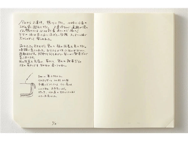 Notitieboek Midori MD Journal - Codex 1 day 1 page A5 (Blanco)