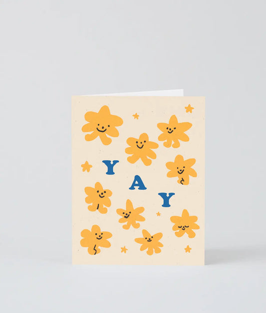 Wrap - Greeting card 'Yay!'