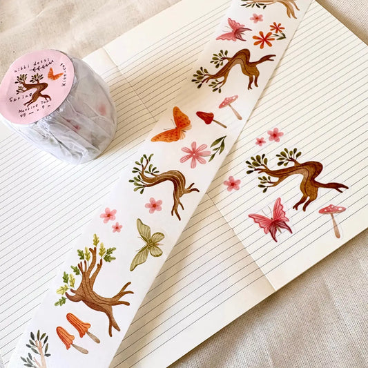 Nikki Dotti Washi Tape Sticker Roll - Spring
