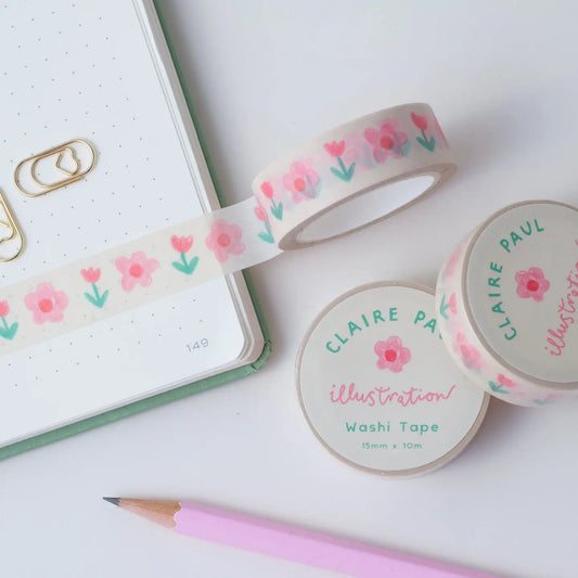 Claire Paul - Washi Tape 'Tulips and Daisies'
