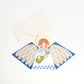 Hadley Kerst Uitklapkaart - Blue Angel