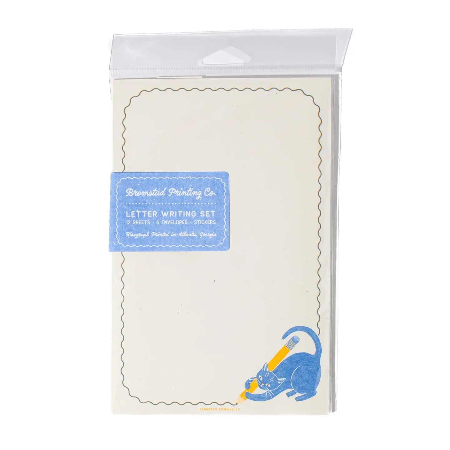 Briefpapier Schrijfset Potloodkat - Bromstad Printing Co.