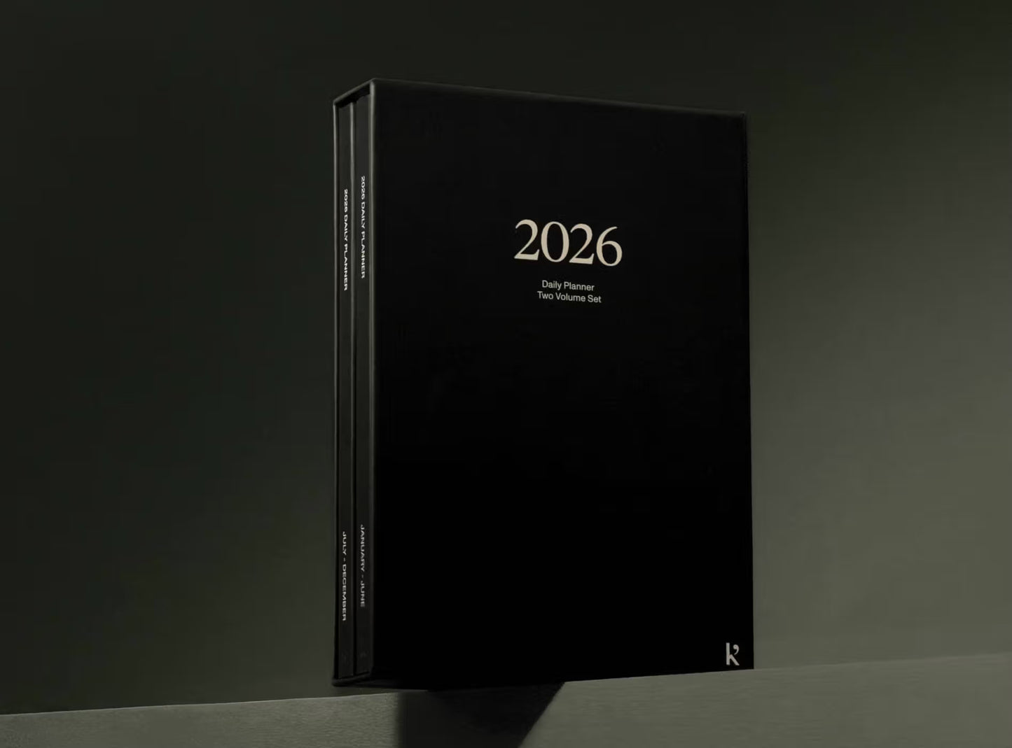Karst 2026 Daily Planner Volume Set - Ebony