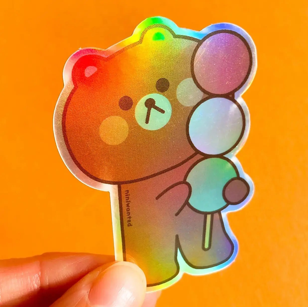 Sticker Holografisch Zoete Dango - Niniwanted