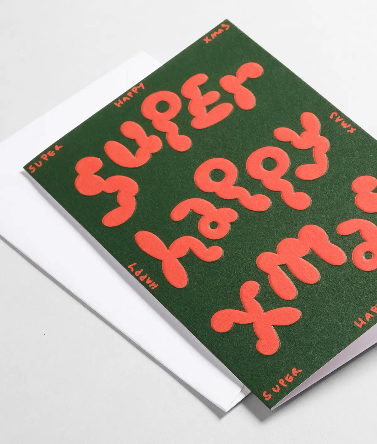 Wrap - Kerstkaart 'Super Happy Xmas'