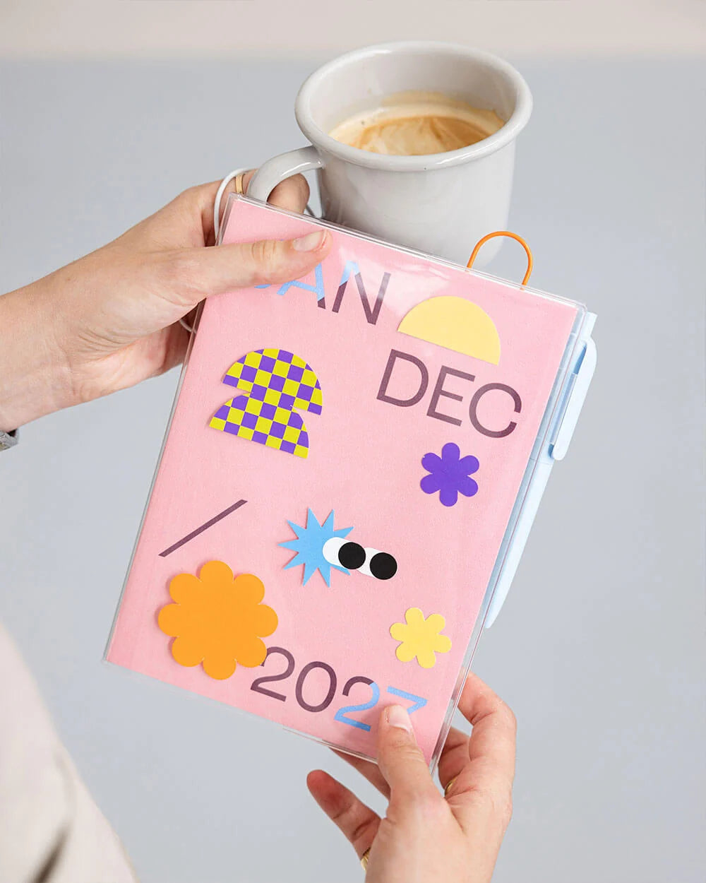 2027 Planner mishmash Frames - Dusty Pink